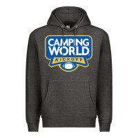 Charcoal Heather camping world, games Premium Hoodie - linhVisuals
