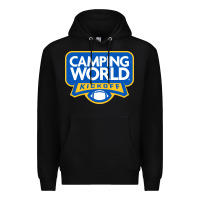 Black camping world, games Premium Hoodie - linhVisuals