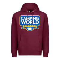 Burgundy camping world, games Premium Hoodie - linhVisuals