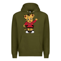 Army Green daniel tigers neighborhood Premium Hoodie - linhVisuals