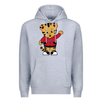 Heather Grey daniel tigers neighborhood Premium Hoodie - linhVisuals