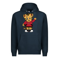 Navy daniel tigers neighborhood Premium Hoodie - linhVisuals