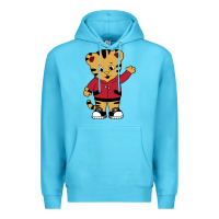 Ocean Blue daniel tigers neighborhood Premium Hoodie - linhVisuals
