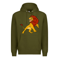 Army Green mufasa the lion king Premium Hoodie - linhVisuals