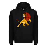 Black mufasa the lion king Premium Hoodie - linhVisuals