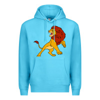 Ocean Blue mufasa the lion king Premium Hoodie - linhVisuals