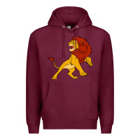 Burgundy mufasa the lion king Premium Hoodie - linhVisuals