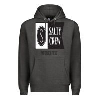 Charcoal Heather salty crew Premium Hoodie - linhVisuals