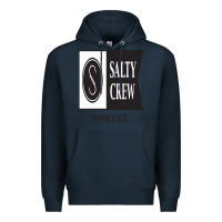 Navy salty crew Premium Hoodie - linhVisuals