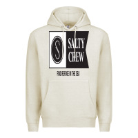 Oatmeal Heather salty crew Premium Hoodie - linhVisuals