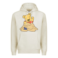 Oatmeal Heather baby bear Premium Hoodie - linhVisuals