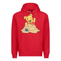 Red baby bear Premium Hoodie - linhVisuals