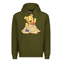 Army Green baby bear Premium Hoodie - linhVisuals