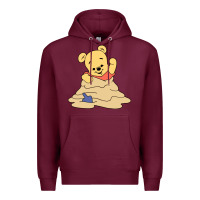 Burgundy baby bear Premium Hoodie - linhVisuals