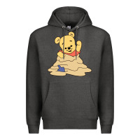 Charcoal Heather baby bear Premium Hoodie - linhVisuals