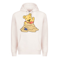 Pale Pink baby bear Premium Hoodie - linhVisuals