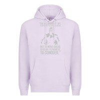 Lilac schwarzenegger arnie Premium Hoodie - linhVisuals