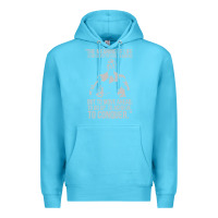 Ocean Blue schwarzenegger arnie Premium Hoodie - linhVisuals