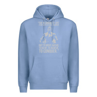 Colony Blue schwarzenegger arnie Premium Hoodie - linhVisuals