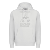 Dove Grey schwarzenegger arnie Premium Hoodie - linhVisuals