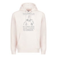 Pale Pink schwarzenegger arnie Premium Hoodie - linhVisuals