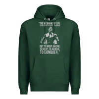 Sports Green schwarzenegger arnie Premium Hoodie - linhVisuals