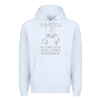White schwarzenegger arnie Premium Hoodie - linhVisuals