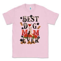 Bubblegum Pink Best dog mom ever Mother's Day Classic Tee - FaDigitalArtStudio