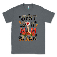 Charcoal Heather Best dog mom ever Mother's Day Classic Tee - FaDigitalArtStudio