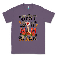 Lavender Best dog mom ever Mother's Day Classic Tee - FaDigitalArtStudio