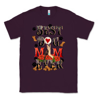 Plum Best dog mom ever Mother's Day Classic Tee - FaDigitalArtStudio