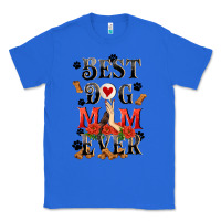 True Royal Best dog mom ever Mother's Day Classic Tee - FaDigitalArtStudio