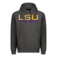 Charcoal Heather lsu college of engineering  1890 Premium Hoodie - linhVisuals