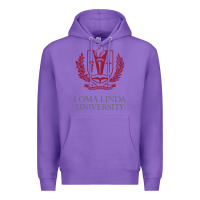 Purple education of loma linda Premium Hoodie - linhVisuals