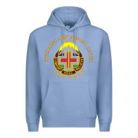Colony Blue fitzsimon army medical center Premium Hoodie - linhVisuals