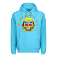 Ocean Blue fitzsimon army medical center Premium Hoodie - linhVisuals