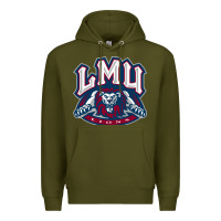 Army Green lmu education Premium Hoodie - linhVisuals