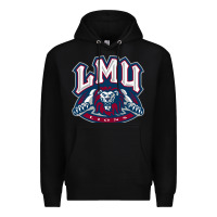 Black lmu education Premium Hoodie - linhVisuals