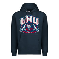 Navy lmu education Premium Hoodie - linhVisuals