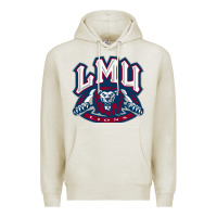 Oatmeal Heather lmu education Premium Hoodie - linhVisuals