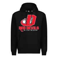 Black red de dickinson college vectorized Premium Hoodie - linhVisuals
