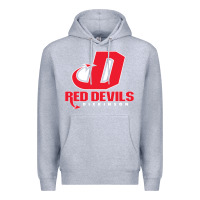 Heather Grey red de dickinson college vectorized Premium Hoodie - linhVisuals
