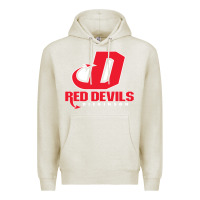 Red De Dickinson College Vectorized Premium Hoodie | Teevron