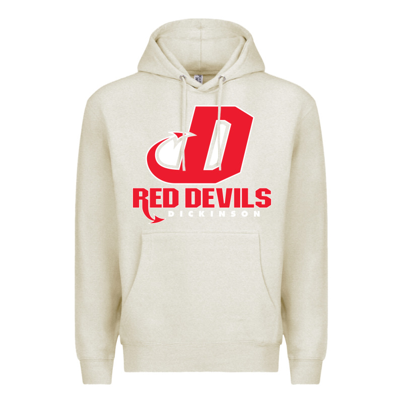 Red De Dickinson College Vectorized Premium Hoodie by linhVisuals | Teevron