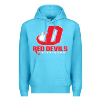 Ocean Blue red de dickinson college vectorized Premium Hoodie - linhVisuals