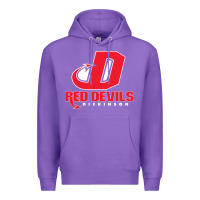 Purple red de dickinson college vectorized Premium Hoodie - linhVisuals