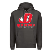 Smoke red de dickinson college vectorized Premium Hoodie - linhVisuals