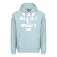 Blue Mist foodie appetizer i'm just here for the spinach dip premium t shirt Premium Hoodie - linhVisuals