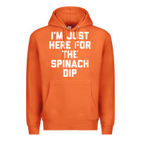 Carrot foodie appetizer i'm just here for the spinach dip premium t shirt Premium Hoodie - linhVisuals