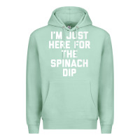 Seafoam foodie appetizer i'm just here for the spinach dip premium t shirt Premium Hoodie - linhVisuals